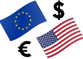 Euro on its best monthly performance in ten years versus Dollar